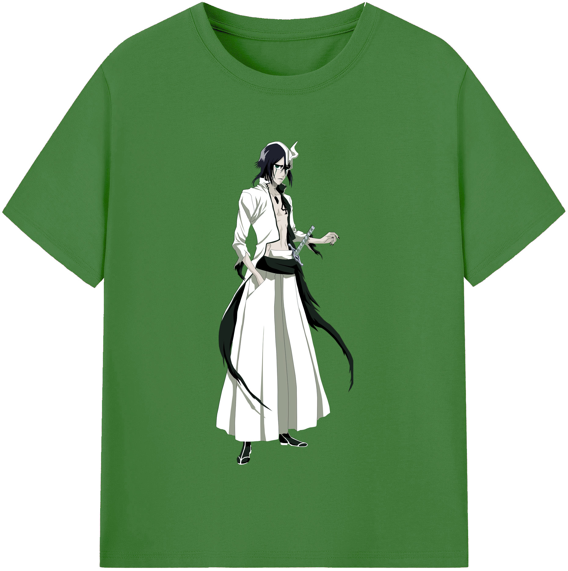 （画像用） ブリーチ ウルキオラ·シファー BLEACH Ulquiorra cifer レディースカジュアルプリントTシャツ（綿100％）
